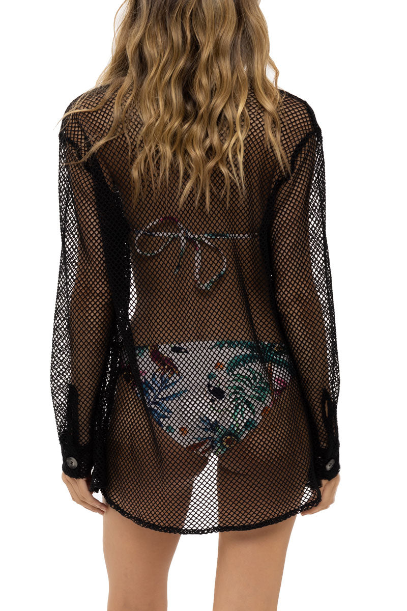 Cover Up Malla Negro Mistico